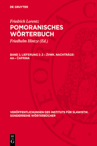 Z - zvwk. Nachträge