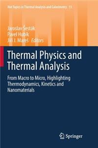 Thermal Physics and Thermal Analysis