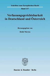 Verfassungsgerichtsbarkeit in Deutschland Und Osterreich