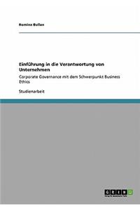 Einführung in die Verantwortung von Unternehmen