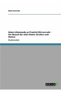 Unterrichtsstunde zu Friedrich Dürrenmatt - Der Besuch der alten Dame