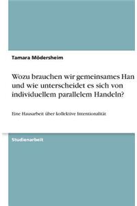 Wozu brauchen wir gemeinsames Handeln und wie unterscheidet es sich von individuellem parallelem Handeln?