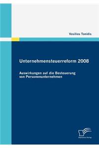 Unternehmensteuerreform 2008