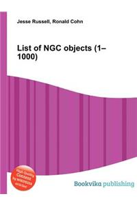 List of Ngc Objects (1-1000)