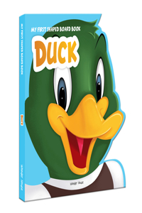 MyÂ FirstÂ ShapedÂ BoardÂ bookÂ - Duck, Die-Cut Animals, Picture Book for Children