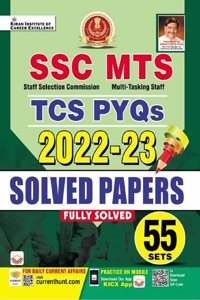 SSC MTS TCS PYQs 2022 & 2023 Solved Papers (English Medium) (4378)