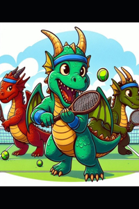 Dragons and Tennis Playing.