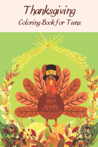 Thanksgiving Coloring Book for Teens