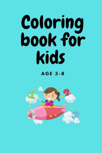 Coloring book for kids age ( 3-8)