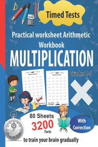 Multiplication Practical worksheet Arithmetic Workbook