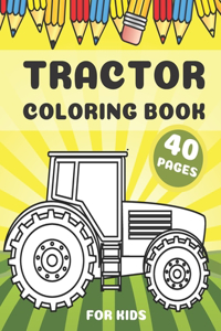 Tractor Coloring Book For Kids