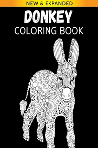 Donkey Coloring Book