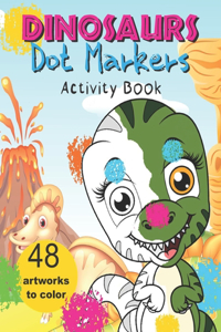 Dinosaurs Dot Markers Activity Book