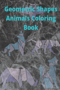 Geometric Shapes Animals Coloring Book
