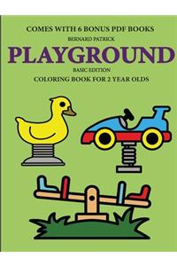 Coloring Book for 2 Year Olds (Playground