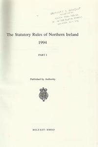 Statutory Rules of Northern Ireland 1994