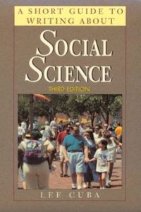 Short Guide to Writing About Social Science