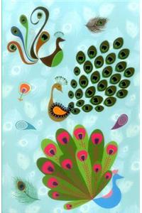 Sticky Notes and Writing Set: Peacocks