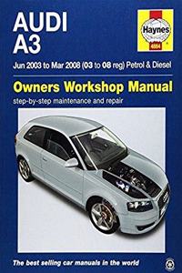 Audi A3 Petrol & Diesel (Jun 03 - Mar 08) Haynes Repair Manual