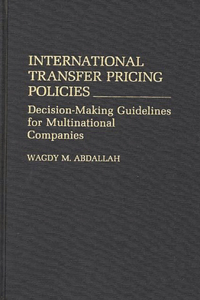 International Transfer Pricing Policies