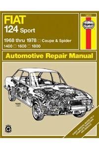 Fiat 124 Sport Coupe & Spider (1968-1978) Haynes Repair Manual (USA)