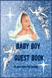 Baby boy guest book