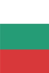 Bulgaria Flag Notebook - Bulgarian Flag Book - Bulgaria Travel Journal: Medium College-Ruled Journey Diary, 110 page, Lined, 6x9 (15.2 x 22.9 cm)