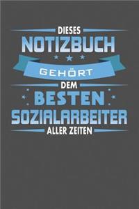 Dieses Notizbuch Gehört Dem Besten Sozialarbeiter Aller Zeiten