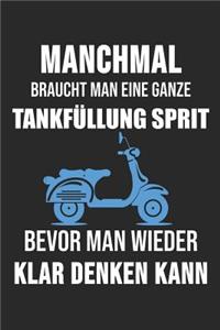 Manchmal Braucht Man Eine Ganze Tankfüllung Sprit Bevor Man Wieder Klar Denken Kann