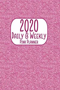 2020 Daily & Weekly Pink Planner