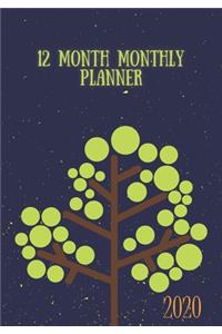 12 Month Monthly Planner