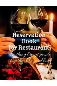 Reservation Book for Restaurant