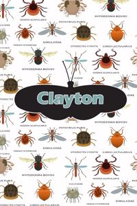 Clayton: Bug Insect Draw and Write Journal Notebook 120 Pages 6x9