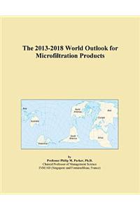 The 2013-2018 World Outlook for Microfiltration Products