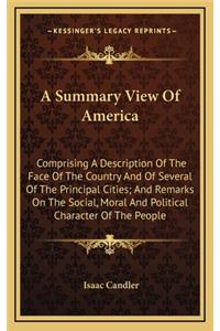 A Summary View of America