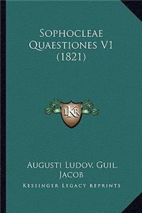 Sophocleae Quaestiones V1 (1821)
