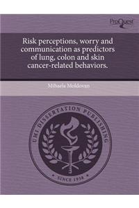 Risk Perceptions