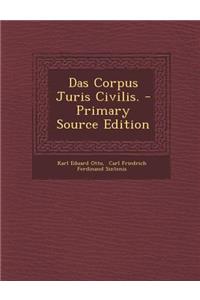 Das Corpus Juris Civilis.