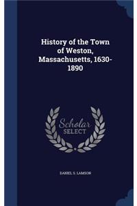 History of the Town of Weston, Massachusetts, 1630-1890