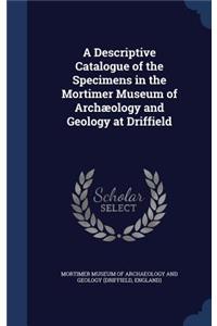 A Descriptive Catalogue of the Specimens in the Mortimer Museum of Archæology and Geology at Driffield
