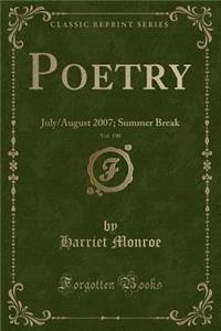 Poetry, Vol. 190