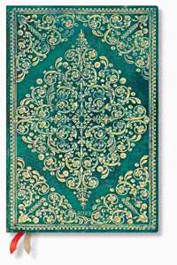 Oceania (Diamond Rosette) Maxi Horizontal Dayplanner 2023 (Elastic Band Closure)