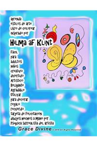 aprenda estilos de arte libro de colorear inspirado por Hilma af Klint fácil para adultos niños creativo divertido Artístico Relajante Agradable Utilizar para decorar regalo recuerdo tarjeta de felicitación dibujos hechos a mano