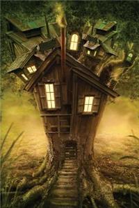 Gnome Stump Village Any Day Planner Notebook