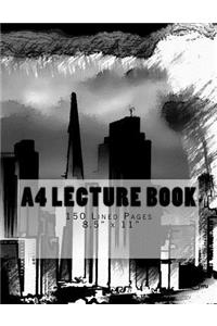 A4 Lecture Book 150 Lined Pages 8.5