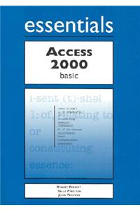 Access 2000 Essentials Basic