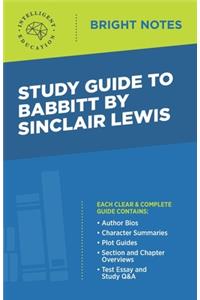 Study Guide to Babbitt by Sinclair Lewis