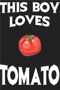This Boy Loves TOMATO Notebook