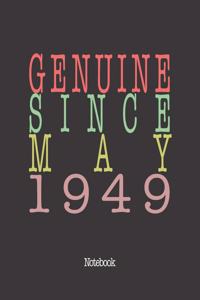 Genuine Since May 1949