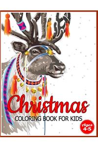 Christmas Coloring Book for Kids Ages 4-5